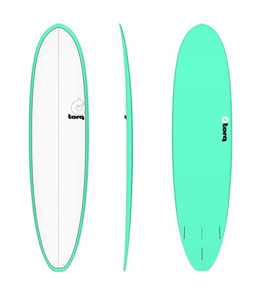 Torq V+ TET - Futures - 2 + 1 Fin - Wood Deck Funboard