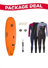 Vision Take-off Package Deal Dames - Softtop surfboard