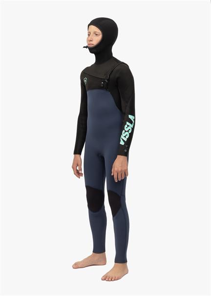Vissla 7 Seas 5/4/3mm Full Hooded Chest Zip - Boys Winter