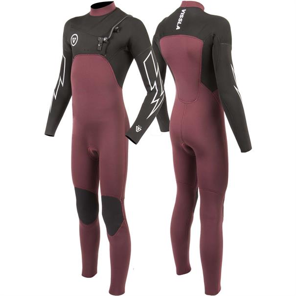 Vissla 7 SEAS BOYS 4-3 BOLT FULL CHEST ZIP - Wetsuit Jong