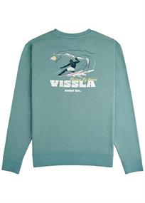 Vissla Sunset Waves - Heren Crew Fleece Sweater