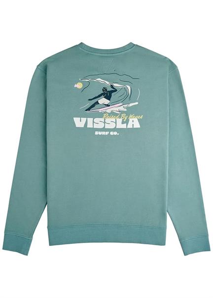 Vissla Sunset Waves - Heren Crew Fleece Sweater