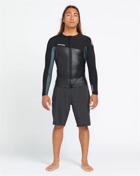 Volcom 1.5Mm Front Zip Neoprene Top