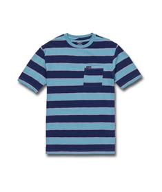 Volcom Big Boys Maxer Stripe Crew - Jongens t-shirt