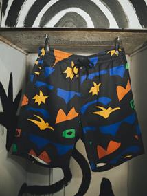 Volcom FA ARTHUR LONGO EW SHORT 18 - MENS ELASTIC WAIST S