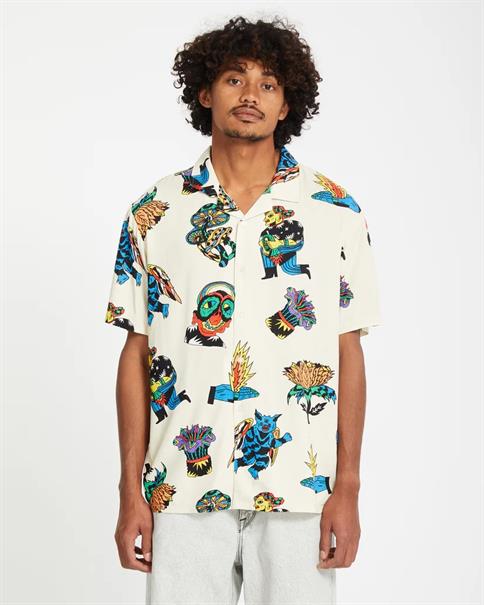 Volcom Featured Artist - Bob Mollema - Unisex Overhemd met korte mouwen