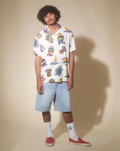 Volcom Featured Artist - Bob Mollema - Unisex Overhemd met korte mouwen