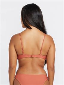 Volcom SIMPLY SEAMLESS VNECK - SWIM CROP TOP