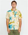 Volcom Tracers Floral - Mens Short Sleeve Blouse