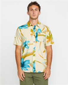 Volcom Tracers Floral - Mens Short Sleeve Blouse